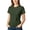 *Army Green, variant on VBVC Women's Custom Photo and Text Crew Neck T Shirt , Ladies' Personalized Short Sleeve Basic Top , Casual Summer Graphic Tee For Women, Army Green , S-5XL