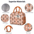 thumbnail image 4 of Lunch Bag Lunch Box for Women Reusable Insulated Lunch Bags,Water-Resistant Orange Papaya Cooler Lunch Tote Bag, Large Capacity for Work Travel Picnic, 4 of 6