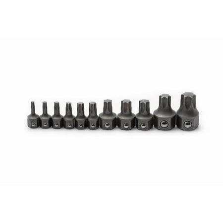 11 Piece Torx Ratcheting Wrench Insert Bit Set
