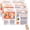 3 Pack Multicolor, variant on Durable Newspaper Dog Toy, 1 Pack Indestructible Newspaper Dog Toy, Non Shredding Washable Interactive Crinkle Dog Toy for Puppy Small Doggie Poodle Teddy Terrier Dogs Tearing