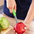 thumbnail image 3 of Dusknt Apple and Pear Corer Green, Home & Garden,Rackstainless Steel Core Seed Remover Fruit Apple Pear Corer Easy Twists Kitchen Tool, 3 of 4