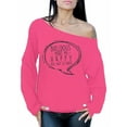 thumbnail image 1 of Awkward Styles Dog Sweater Bulldogs Make Me Happy Quote Off Shoulder Tops for Women, 1 of 4