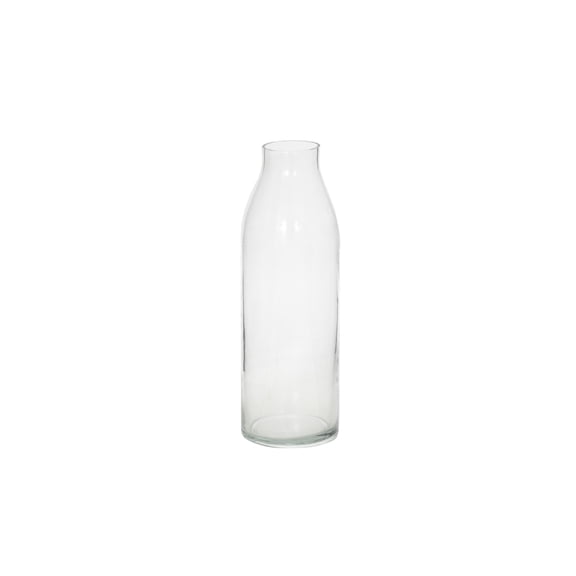DecMode 11" Wide Glass Vase