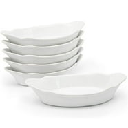 Ceramic Escargot Baking Dish With Dual Handles Oven Safe Snail Plate