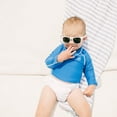 thumbnail image 2 of Iplay Long Sleeve Rashguard Top, Swim Shirt or Sun Shirt for Best Sun Protection Rash Guard UPF 50+ Solid Color T-Shirt for Baby Boys Blue - for Babies and Infants 18 Months, 2 of 5
