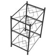 thumbnail image 3 of Pot Stand, Black Strong Load-Bearing Pot Storage Holder Floor Standing Space Saving Pot Rack Easy To Install  For Garage For Kitchen For Office 3 Layer, 3 of 8