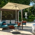 thumbnail image 4 of Four Seasons Courtyard Base Croisée Compacte pour Parasol Déporté, 1 Pce, Noir, 4 of 9