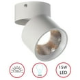 thumbnail image 2 of Sleek and Contemporary Aluminum Round LED Ceiling Spotlight - Adjustable Downlight with 15 Watt Cool White 4000K -, 2 of 9