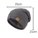 thumbnail image 2 of Sombreros de invierno para hombre, gorro de lana, gorro de lana para la nieve, gorro de punto con orejeras, gorro de nailon para hombre., 2 of 3