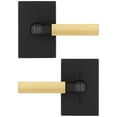 thumbnail image 2 of Kwikset 720MALRCT-4 Mirada Passage Door Lever Set - Brass, 2 of 7