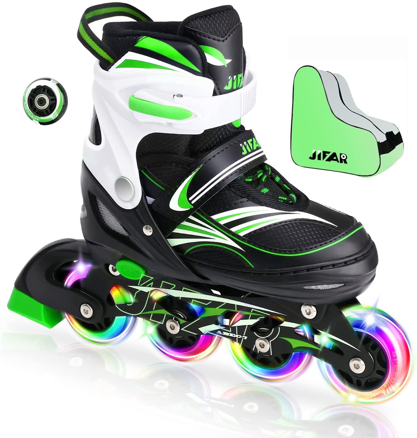 Atom Pro Fitness 4x110 Outdoor Inline Skate Package 