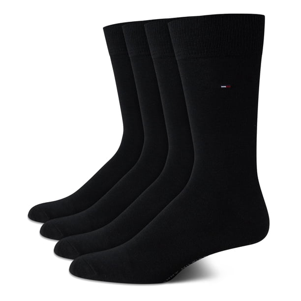 Calcetines de vestir Tommy Hilfiger Lightweight Comfort Crew para hombre, azules