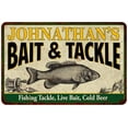 thumbnail image 1 of JOHNATHAN'S Bait & Tackle Sign 16 x 24 Matte Finish Metal 116240016357, 1 of 1