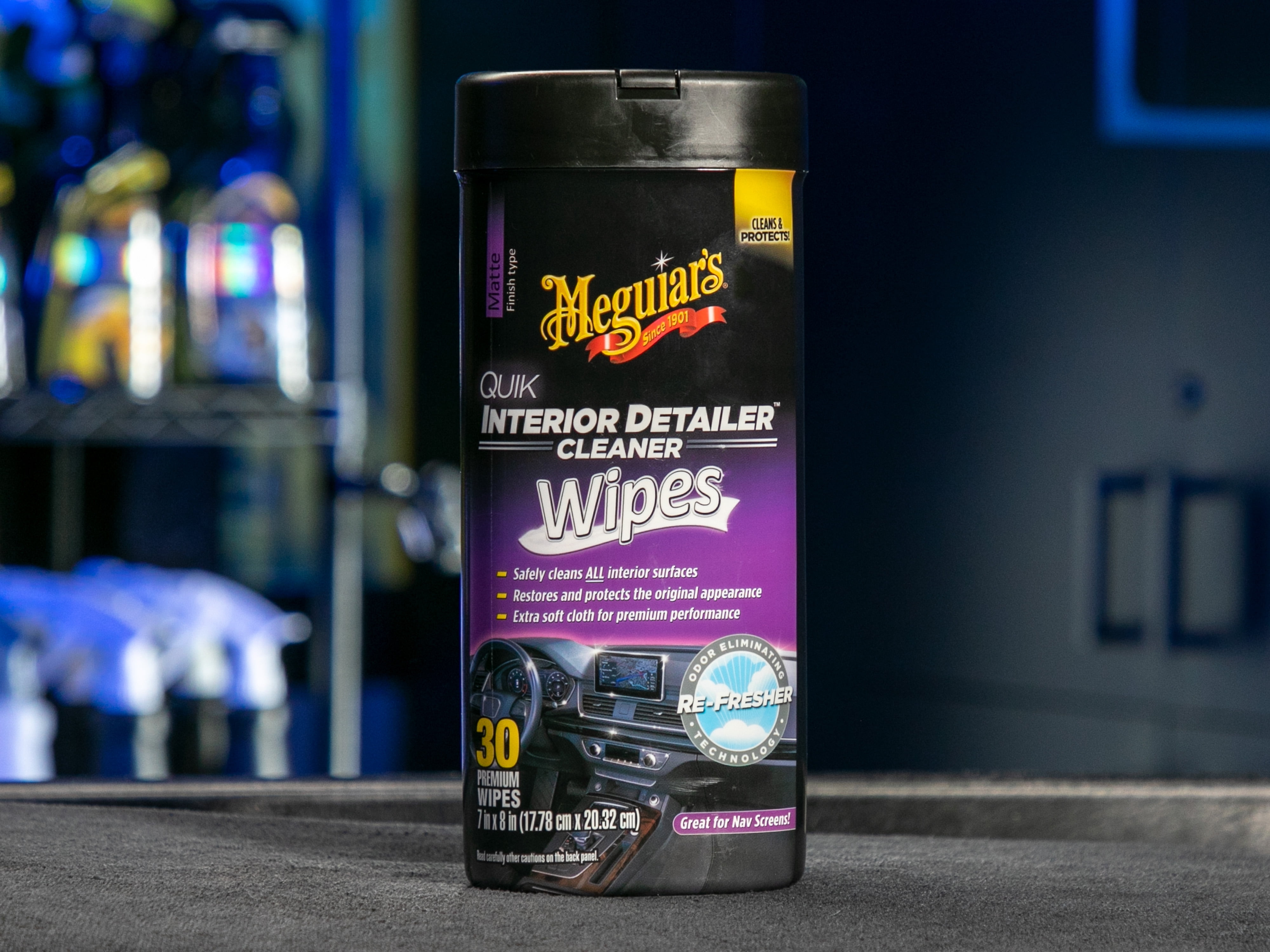  Meguiar's Professional Quik Interior Detailer D14901 - Quickly  and Easily Clean and Protect Your Car's Interior - Safe on All Interior  Surfaces - UV Protection in a Non-Greasy Formula, 128 Oz