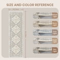thumbnail image 2 of Roxstand 2'x8' Washable Runner Rug for Hallway Entrance Bedroom Entryway, Vintage Oriental Non Slip Stain Resistant Kitchen Rugs, Beige, 2 of 10