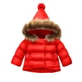 thumbnail image 3 of Esaierr Kids Baby Girls Winter Hooded Cotton Coats for Toddler Warm Cotton Jacket Tops Zipper Thickened Outerwear Snowsuit 9M-7Y, 3 of 9