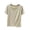 A-Beige, variant on Womens Summer Tops Stylish Short Sleeve Round-Neck Comfy Solid Color Regular Tops