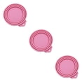 thumbnail image 4 of sweethay La comida para mascotas puede cubrir la tapa del tarro de silicona Animales Tapa enlatada sellada universal para tres tamaños, rosa Type1 NO1 sweethay CBP024415, 4 of 6