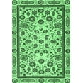 thumbnail image 1 of Ahgly Company Indoor Rectangle Abstract Emerald Green Modern Area Rugs, 8' x 12', 1 of 4