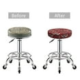 thumbnail image 5 of Bingfone Snake Padded Round Bar Stool Cover Cushion with Elastic Fabric Round Chair Seat - Snake, 5 of 7