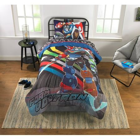 Voltron Reversible Comforter Kids Bedding Twin Form Voltron