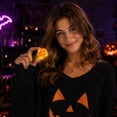 thumbnail image 7 of 4PCS Luminous Mini Resin Pumpkin Figurines, Glow in The Dark Halloween Miniature Pumpkin Figures Statue for Fall Party Dollhouse Potted Plant Micro Landscape Home Outdoor Decoration DIY Crafts, 7 of 7