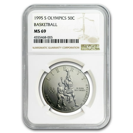 Clad Half Dollars - 1995-S Olympic Basketball 1/2 Dollar Clad Commem MS-69 NGC