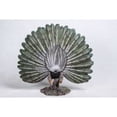 thumbnail image 2 of Hi-Line Gift Resin Animals Peacock Sculpture, Green, 2 of 4