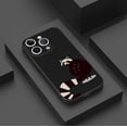 thumbnail image 3 of Exprésate con estilo: funda de teléfono plateada de doble capa esmerilada con imagen única para iPhone 15 Pro Max 14 13 12 Pro 11, 3 of 4
