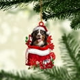 thumbnail image 2 of Bernese Mountain Dog Christmas Ornament – Holiday Dog Memorial Gift & Xmas Tree Décor, 2 of 3