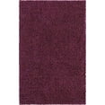 thumbnail image 7 of Solid Shag Collection Area Rug (5' 3" x 8' Rectangle, Eggplant Purple), 7 of 7