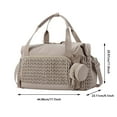 thumbnail image 2 of Multifunctional Maternity Travel Tote Bag Large Capacity Baby Changing Shoulder Carryall For Outdoors Beach Trips And Daily Organization, 2 of 3