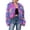Purple#1, variant on Mutghys Fur Coats for Women Colorful Block Open Front Short Fuzzy Faux Fur Jacket Party Vacation Bar Winter Warm Soft Comfortable Fashion Outerwear,S-3XL