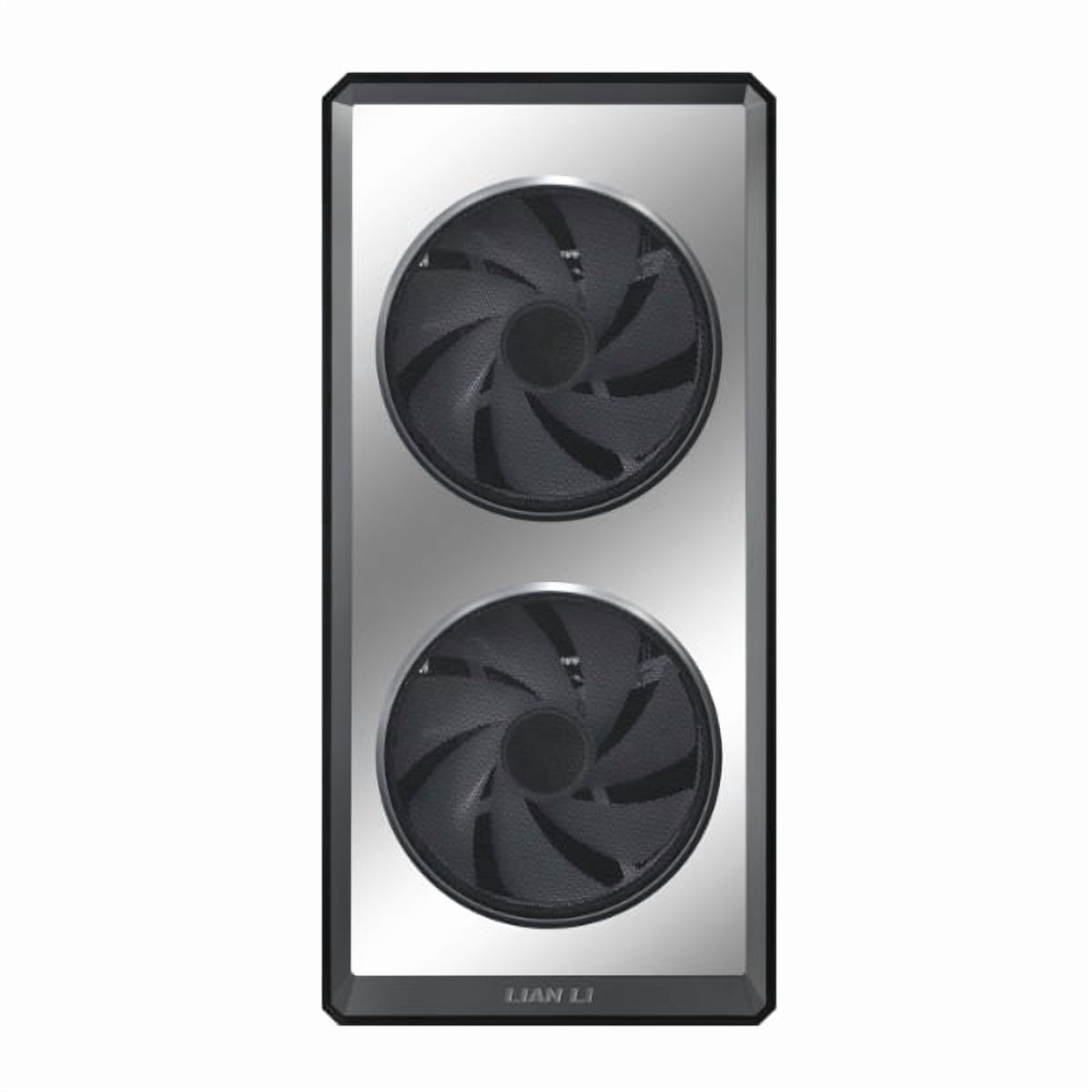 Lian Li LANCOOL 217 INF Black Infinity Mirror Computer Case, Mid-Tower ATX PC Case w/ 3 Pre-Installed Fans, 2x170mm ARGB Fans, 1x140mm, Front Mirror Glass Panel, Optimized Airflow - Black