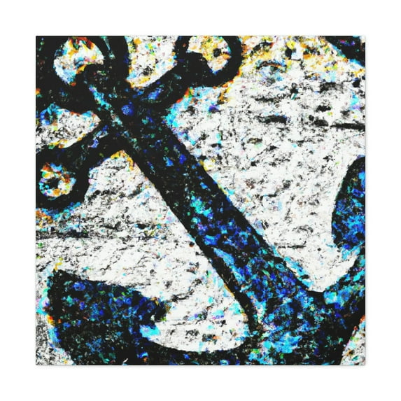 Anchored In Retro Pop - Canvas