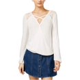 thumbnail image 1 of Blusa de Malla American Rag con Sobrepelliz para Mujer Blanco XX-Large, 1 of 2