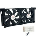 thumbnail image 1 of Beech Lane 12V RV Fridge Ventilation Cooling Fan 5.5" (140mm), Custom Mounts For American RV Side Vents, Adjustable Temperature Settings, High-Tech Remote With Manual/Auto Modes, Waterproof, 1 of 4