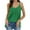 Green, variant on Njoeus Summer Tank Top for Women, Women's Pleated Spaghetti Straps Camisole Casual Flowy Sleeveless Tunic Shirts Soft Comfy Loose Blouse S-XXL