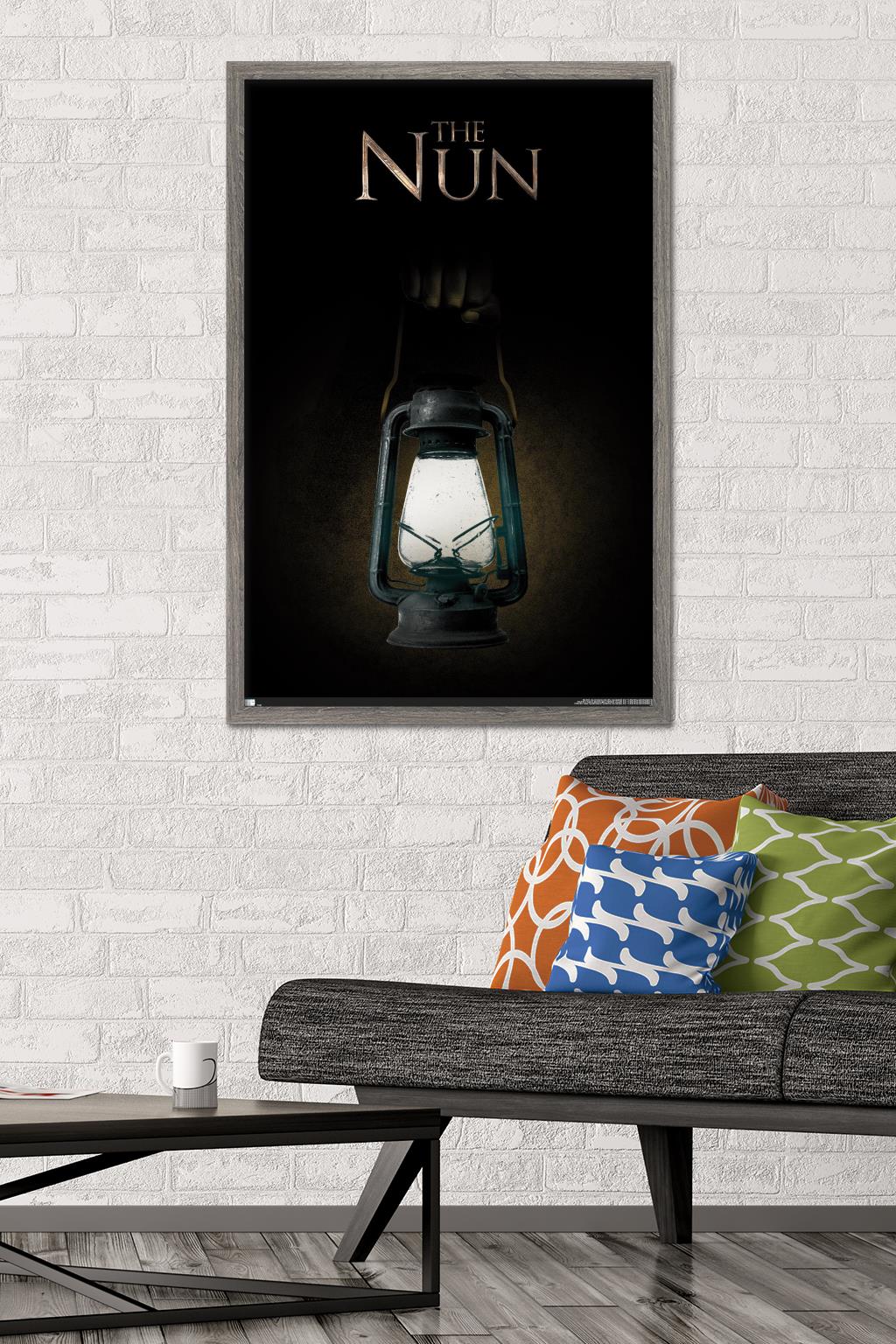 The Nun - Lantern Wall Poster, 22.375" x 34", Framed