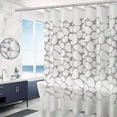 thumbnail image 5 of Jinsinto Gray Replacement Shower Curtain 180 x 200 cm, 5 of 5