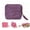 Purple#003, variant on Jewelry Zippered Pocket Case Travel Jewelry Bag Portable Organizer, Mini Jewelries Pouch Bags with Multiple Compartments, For Earrings Necklaces Rings, Tassel Zipper Design, Tangle-Free(Purple)