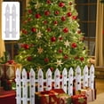 thumbnail image 5 of Eolstice Plastic Picket Christmas Tree Fence, Garden Border for Home Yard, Party Plant Fencing for Seasonal Display, 5 of 6