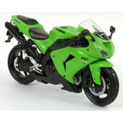 NewRay Motorcycle 2006 Kawasaki Zx-10R- Sport Bike, 1:12 , Green