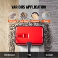thumbnail image 6 of VEVOR Carpet Sweeper Manual, Floor Sweeper with 300 ml Dustbin Capacity Easy to Empty, 6.7 inch Cleaning Width for Home Office Carpets Pet Hair Dust, Red, 6 of 9