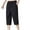 Black-06, variant on VIPOIN Men's Capri Pants Lightweight Athletic Pants Drawstring Comfy Lounge Sweatpants with Pockets
