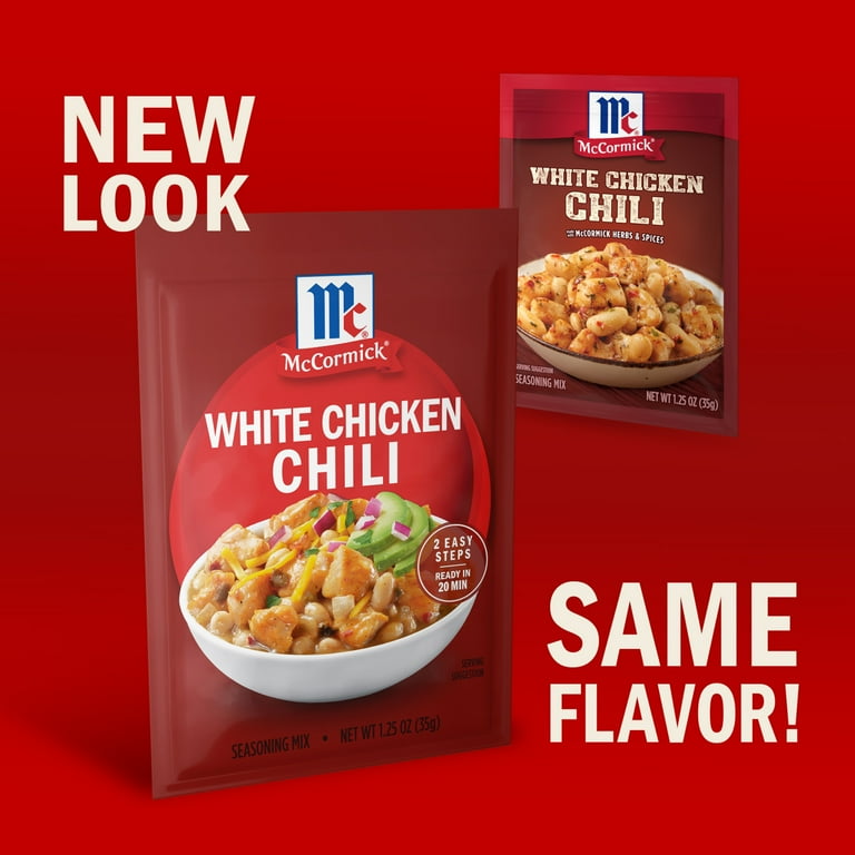 Chilli Mccormick White Chicken Chili Recipe Recipe White Chicken