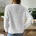 thumbnail image 7 of GuangCheng Womens Ribbed Thick Knit Cardigans Oversized V Neck Button Down Long Sleeve Warm Cardigan Sweaters, 7 of 7