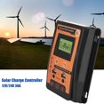 thumbnail image 2 of Controlador de carga solar Panel solar Regulador de batería Dual USB Pantalla LCD 12V / 24V 30A50A MPPT (30A) JFHHH pequeña, 2 of 5
