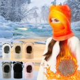 thumbnail image 1 of Sombrero de invierno de punto grueso para mujer | Gorro cálido forrado de forro polar con cobertura de orejas y rostro | Lana cortaviento, ajuste elástico y acogedor, gorra térmica suave para clima, 1 of 8