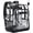 Black, variant on Clear Backpack Heavy Duty - Clear Backpacks with TSA Lock Transparent See Through Bookbag for School, Work, College, Travel - Blue